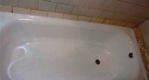 Реставрация ванны жидким акрилом | Черная речка